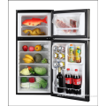 Refrigerador vertical con congelador superior de dos puertas